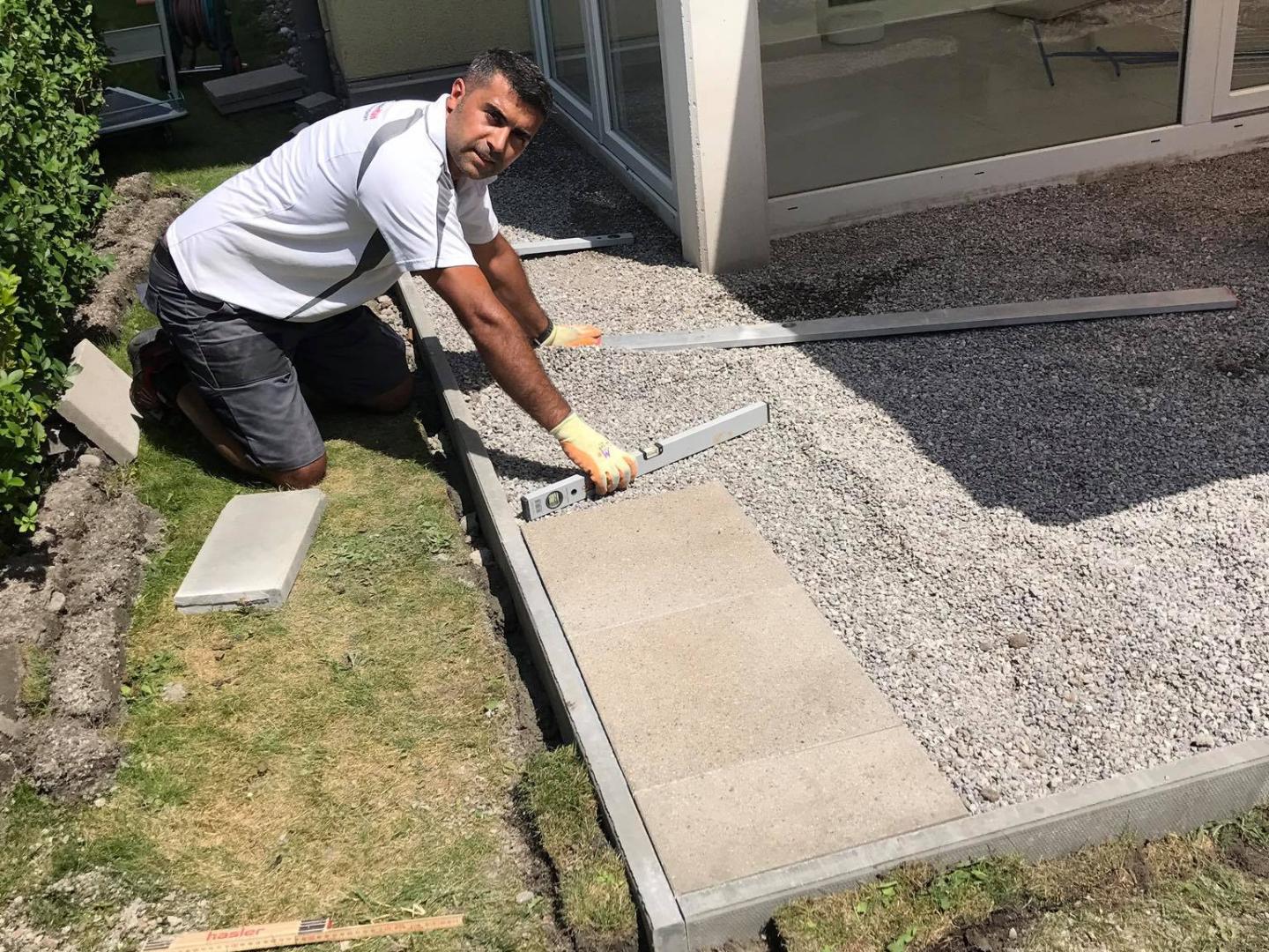 Renovationsarbeit St.gallen bei der arbeit